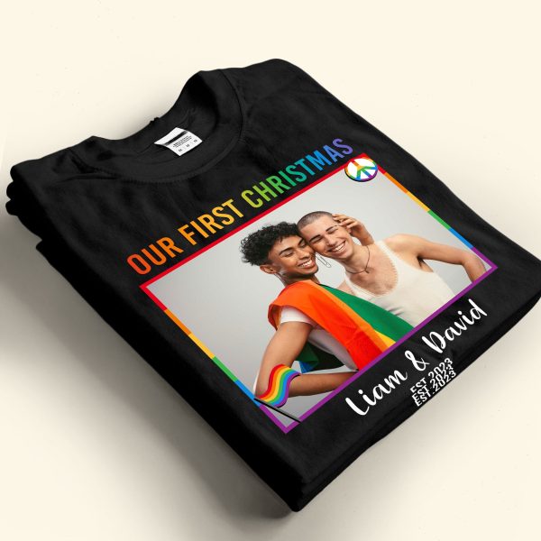 LGBT-Couple-Our-First-Christmas-Personalized-Photo-Matching-Couple-Shirt_2.jpg